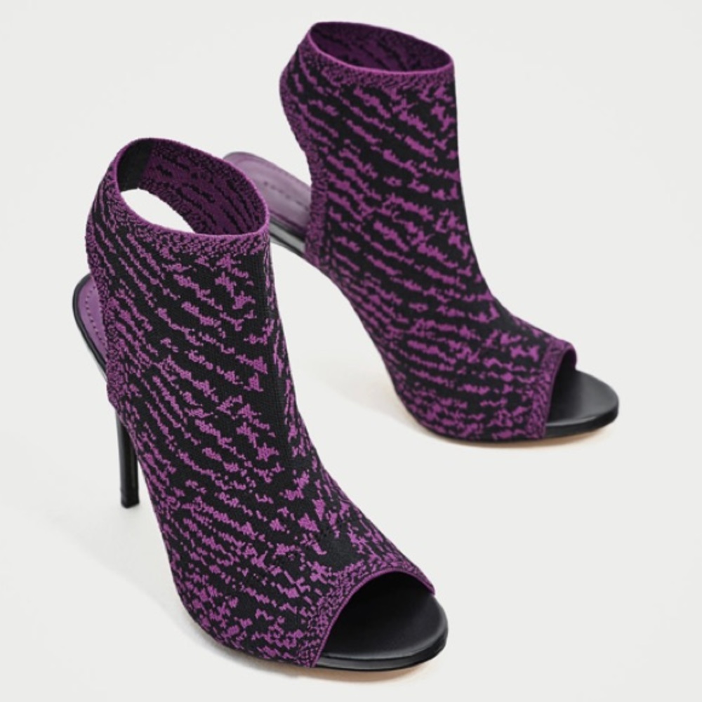 Zara Fabric cage sandals